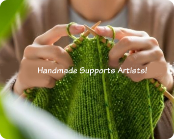 Hand made supports artists